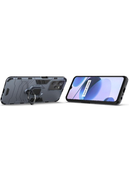 Realme C35 Darbeye Kapak Askeri Damla Koruma Kickstand Için Kılıf (Yurt Dışından) modelleri