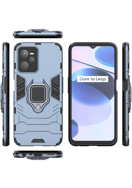 Realme C35 Darbeye Kapak Askeri Damla Koruma Kickstand Için Kılıf (Yurt Dışından) indirimleri