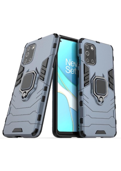 Oneplus 8t Kickstand Için Kılıf 360 &deg; Dönen Halka Askeri Damla Koruma (Yurt Dışından)