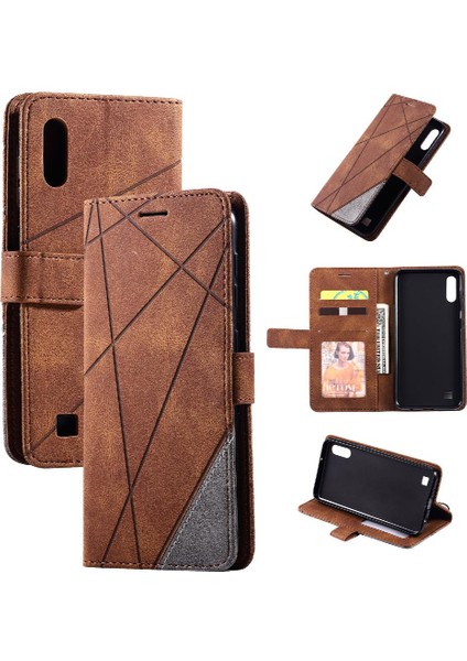 Mays Shop Samsung Galaxy A10/M10 Cüzdan Flip Folio Kart Tutucu Kickstand Pu (Yurt Dışından)