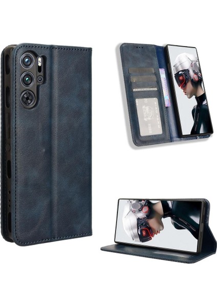 Zte Nubia Kırmızı Sihirli 9 Pro/pro Artı Cüzdan Pu Deri Manyetik (Yurt Dışından)