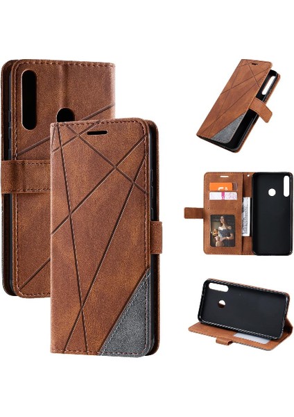 Huawei P40 Lite E Cüzdan Flip Için Kılıf Folio Kart Tutucu Kickstand Pu (Yurt Dışından) fırsatları