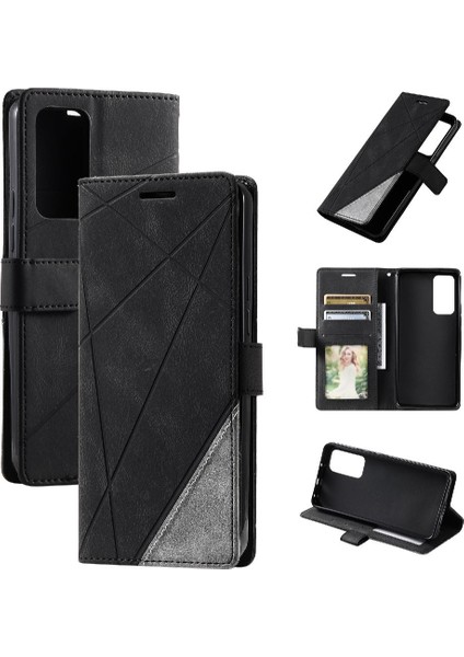 Xiaomi 12 Lite Için Kılıf Kart Tutucu Kickstand Manyetik Darbeye Cüzdan (Yurt Dışından)