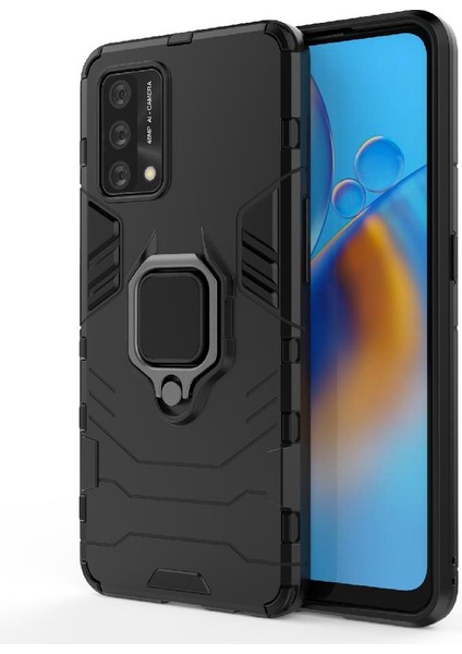 Oppo A74 4g Kickstand Darbeye Kapak Askeri Damla Koruma Için Kılıf (Yurt Dışından)