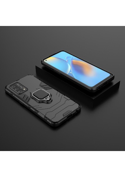 Oppo A74 4g Kickstand Darbeye Kapak Askeri Damla Koruma Için Kılıf (Yurt Dışından)