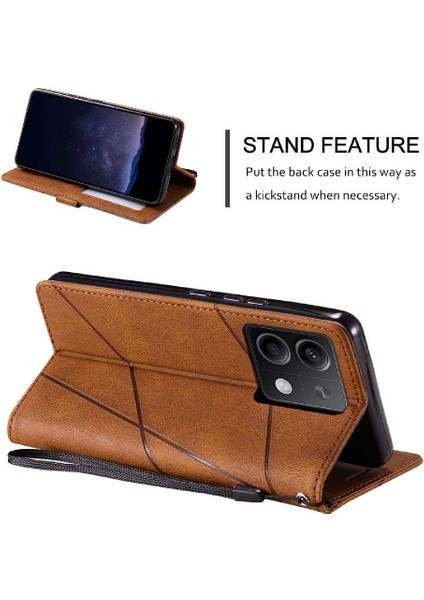 Xiaomi Redmi Not 13 Için Kılıf 5g Pu Deri Cüzdan Flip Folio Darbeye (Yurt Dışından) indirimleri