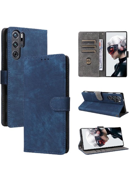 Zte Nubia Kırmızı Sihirli 9 Pro Artı Flip Folio Cüzdan Kart Yuvaları Kapak (Yurt Dışından)