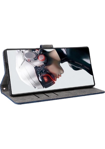 Zte Nubia Kırmızı Sihirli 9 Pro Artı Flip Folio Cüzdan Kart Yuvaları Kapak (Yurt Dışından)