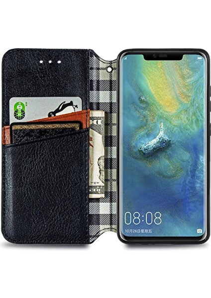 Mays Shop Huawei Mate 20 Için Kılıf Pro Moda Tasarım Cüzdan Fonksiyonu Deri Kılıf (Yurt Dışından)