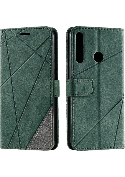 Huawei P40 Lite E Cüzdan Flip Için Kılıf Folio Kart Tutucu Kickstand Pu (Yurt Dışından)