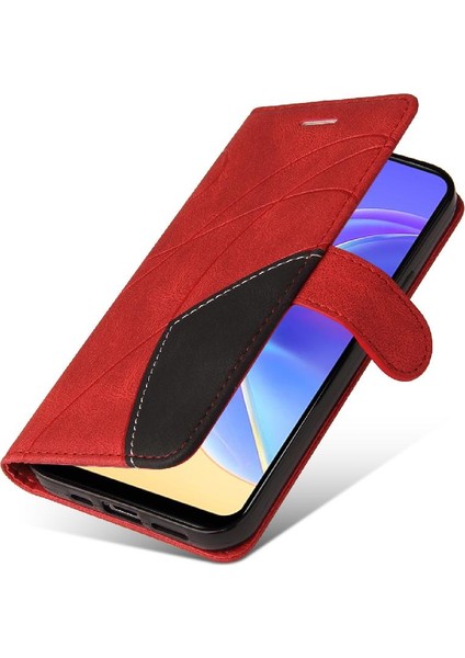 Vıvo V21E 4g Kickstand Koruyucu Iki Renkli Dikiş Pu Deri Için Kılıf (Yurt Dışından) fiyatları