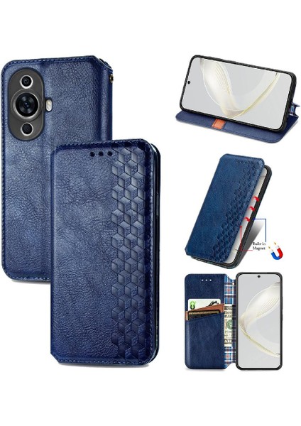 Huawei Nova 11 Için Kılıf Kapak Çevirin Cüzdan Fonksiyonu Moda Tasarım Kılıf (Yurt Dışından)