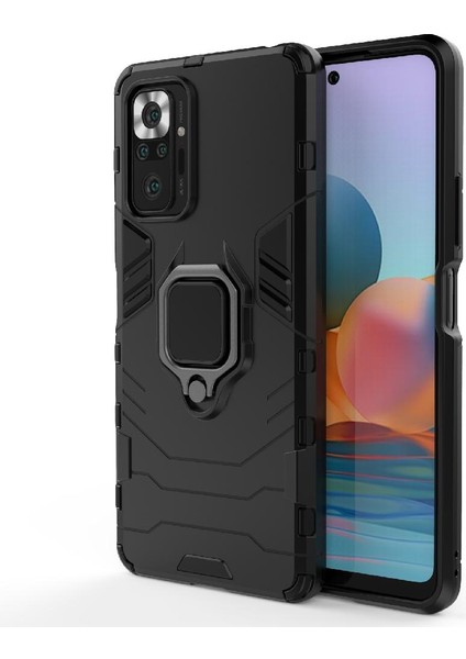 Xiaomi Redmi Not 10 Için Kılıf Pro Askeri Damla Koruma Darbeye Halka (Yurt Dışından)