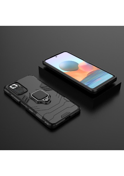 Xiaomi Redmi Not 10 Için Kılıf Pro Askeri Damla Koruma Darbeye Halka (Yurt Dışından)