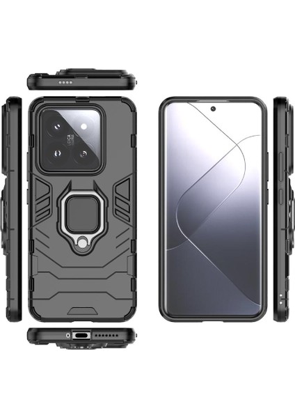 Xiaomi 14 Pro 5g Askeri Damla Koruma Darbeye Kapak Halkası (Yurt Dışından)