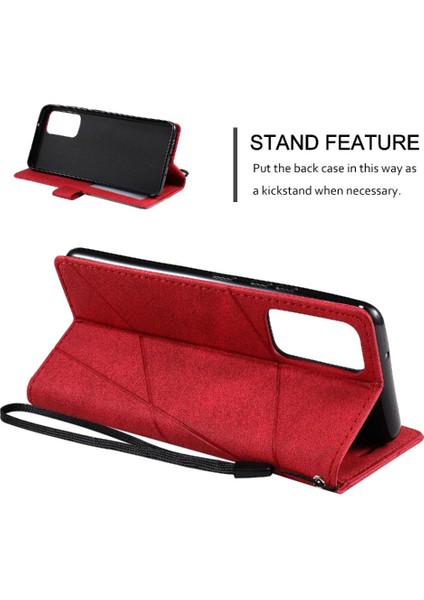 Xiaomi Redmi Için Not 11 Pro 4g/5g Manyetik Kart Tutucu Kickstand Pu (Yurt Dışından)