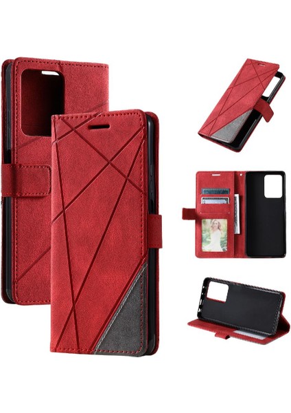 Xiaomi Redmi Için Not 12 Pro Artı Cüzdan Çevir Folio Kart Tutucu Pu (Yurt Dışından)