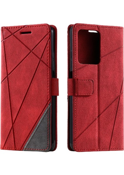 Xiaomi Redmi Için Not 12 Pro Artı Cüzdan Çevir Folio Kart Tutucu Pu (Yurt Dışından)