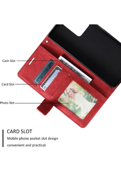 Xiaomi Redmi Için Not 12 Pro Artı Cüzdan Çevir Folio Kart Tutucu Pu (Yurt Dışından)