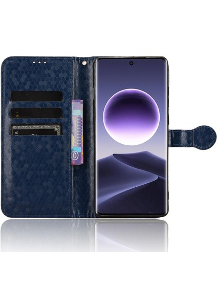 Oppo Bulmak Için Kılıf X7 5g Deri Cüzdan Kapak Manyetik Toka Geometrik (Yurt Dışından)