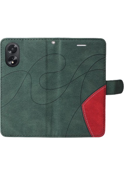 Oppo A38 4G/A18 4g Kickstand Koruyucu Kart Yuvası Standı Pu (Yurt Dışından) fırsatları