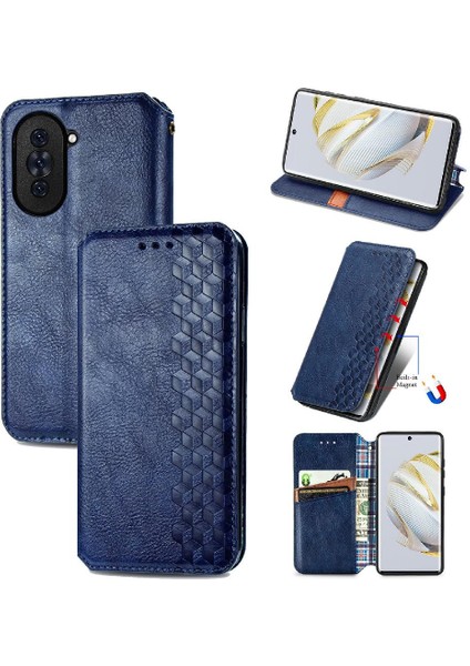 Huawei Nova 10 Için Kılıf Deri Kılıf Moda Tasarım Cüzdan Fonksiyonu Çevirin (Yurt Dışından)