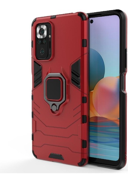 Xiaomi Redmi Not 10 Için Kılıf Pro Askeri Damla Koruma Darbeye Halka (Yurt Dışından)