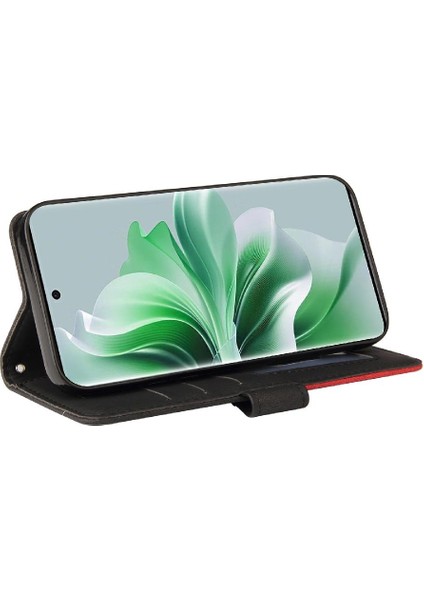 Kart Yuvası Standı Pu ile Oppo Reon 11 5g Kickstand Koruyucu Kılıf (Yurt Dışından)