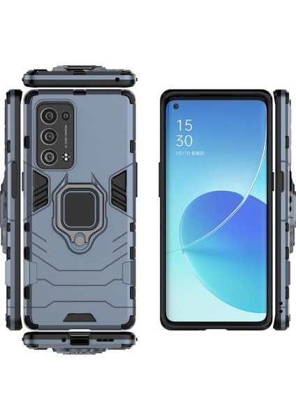 Oppo Oppo 6 Pro Artı Kickstand Askeri Damla Koruma Kapağı Için Kılıf (Yurt Dışından) modelleri