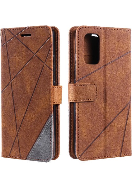 Samsung Galaxy A32 4g Kart Tutucu Kickstand Manyetik Pu Deri (Yurt Dışından)