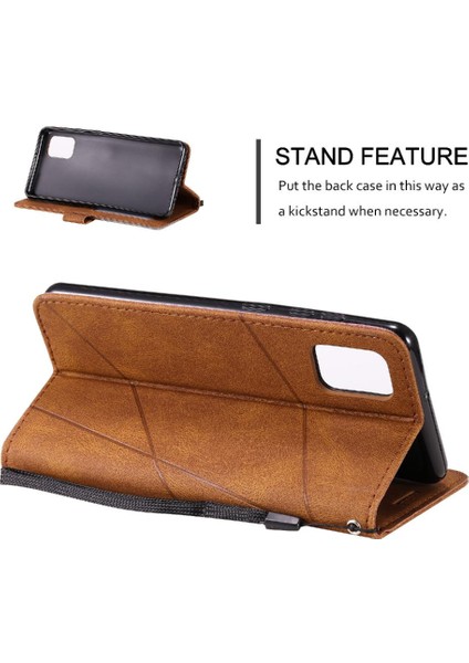 Samsung Galaxy A32 4g Kart Tutucu Kickstand Manyetik Pu Deri (Yurt Dışından) fırsatları