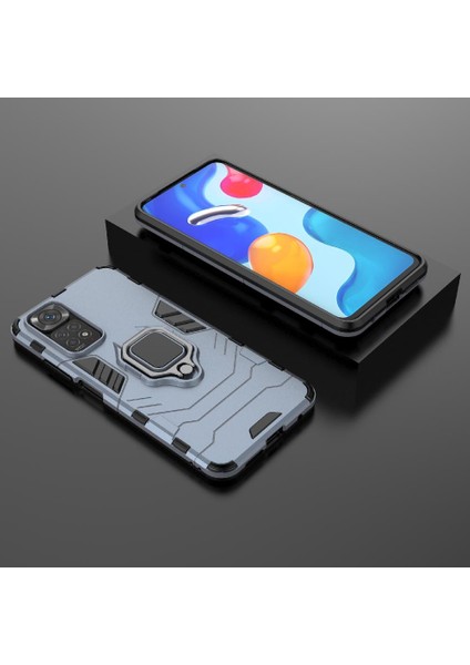 Xiaomi Redmi Için Not 11S Darbeye Kapak 360 &deg; Dönen Halka Askeri (Yurt Dışından) indirimleri
