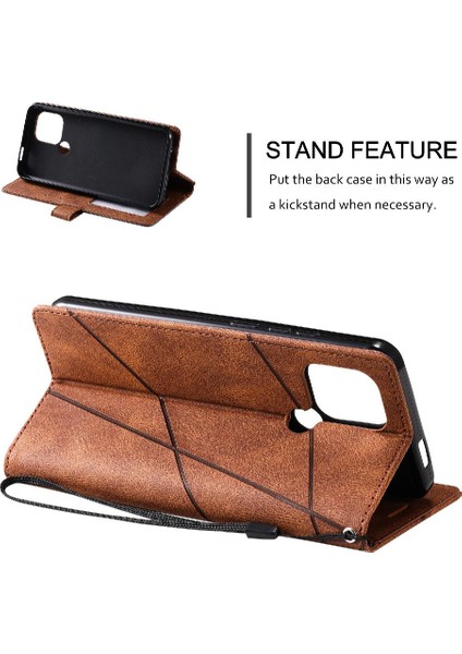 Xiaomi Redmi A1 Artı Darbeye Dayanıklı Kart Tutucu Için Kickstand Cüzdan Çevir (Yurt Dışından) modelleri