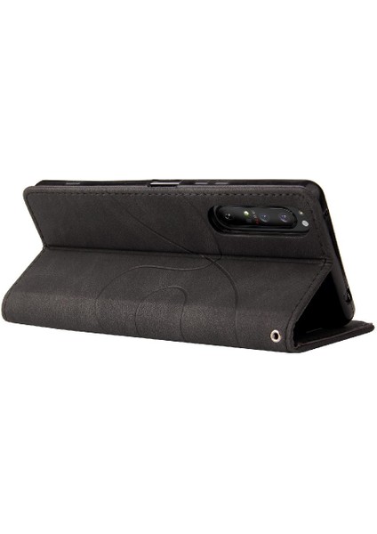 Sony Xperia1 Ii Pu Deri Flip Kart Yuvası Standı ile Folio Kılıf (Yurt Dışından)