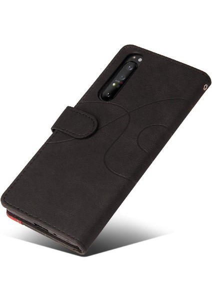 Sony Xperia1 Ii Pu Deri Flip Kart Yuvası Standı ile Folio Kılıf (Yurt Dışından)