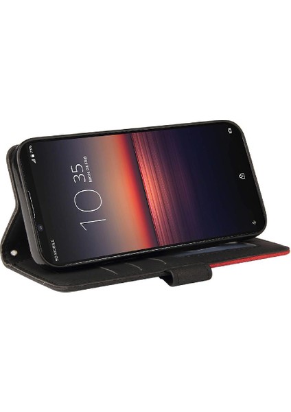 Sony Xperia1 Ii Pu Deri Flip Kart Yuvası Standı ile Folio Kılıf (Yurt Dışından)