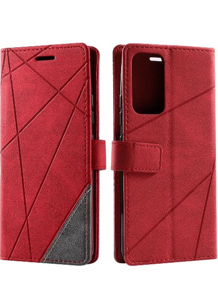 Mays Shop Samsung Galaxy A82 5g Darbeye Kart Tutucu Kickstand Pu Deri (Yurt Dışından)