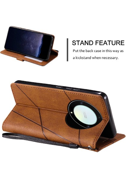 Onur X9A 5g Manyetik Kart Tutucu Için Kılıf Kickstand Cüzdan Flip Folio Pu (Yurt Dışından) fırsatları
