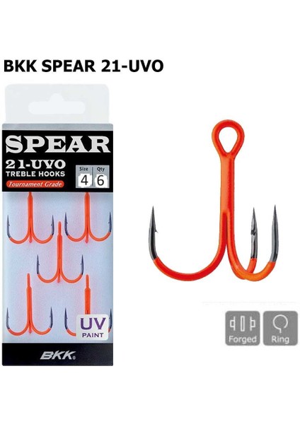 Spear-21 Uvo Üçlü Olta Iğnesi