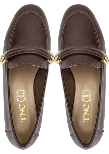 Kadın Deri Kahverengi Loafer Ayakkabı 775 5406 Bn Ayk Y24 Kahve Dr indirimleri