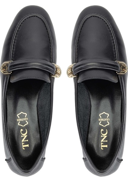 Kadın Deri Siyah Deri Loafer Ayakkabı 775 5406 Bn Ayk Y24 Sıyah Dr indirimleri