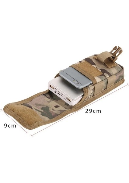 Siyah-Taktik Kılıf Molle Kılıfı Kapak 600D Cep Telefonu Çantası Askeri Taktik Camo Kemer Kılıfı Çanta Cep Telefonu Çantası Açık Koşu Çantası (Yurt Dışından) fırsatları