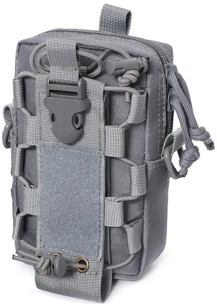 Gri-Taktik Edc Kemer Kılıfı Molle Çanta Organizatör Bel Çantası Yürüyüş Için Cep Telefonu Su Şişesi Su Isıtıcısı Taşıyıcı Omuz Askısı Ile (Yurt Dışından)