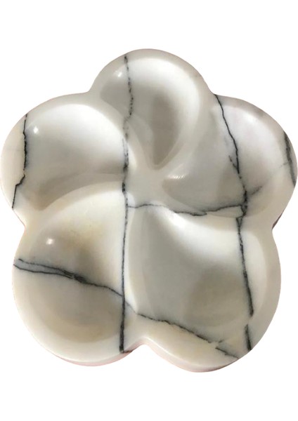 Vili Mermer Çerezlik Çiçek Lila