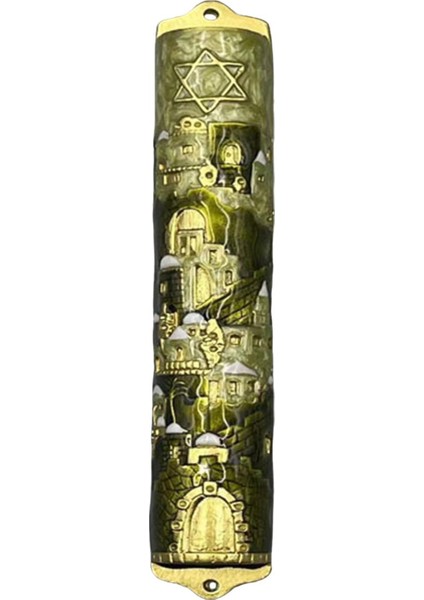 Kapı Için Mezuzah Mesih Mezuzah Modern Şınma si Metal A (Yurt Dışından)