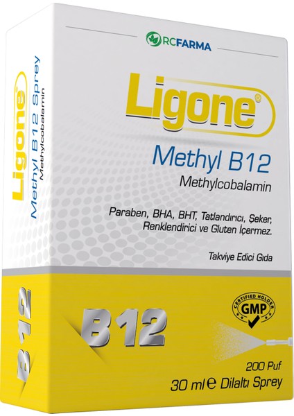 Ligone Mthyl B12 Sprey yeni ambalaj