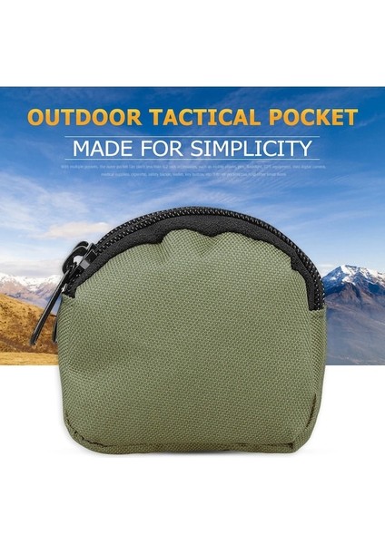 Ordu Yeşil-Açık Molle Kese Cüzdan Kamp Fermuar Bel Çantası Anahtar Para Küçük Çanta Organizatör Su Geçirmez Taşınabilir Seyahat Av Çantası (Yurt Dışından) indirimleri