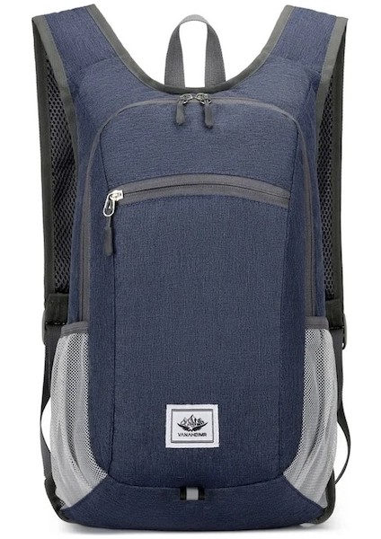 Koyu Mavi-Taşınabilir Katlanabilir Sırt Çantasıerkek Kadın Ultralight Katlanır Çantaaçık Tırmanma Bisiklet Yürüyüş Sırt Çantası Seyahat Sırt Çantası (Yurt Dışından)