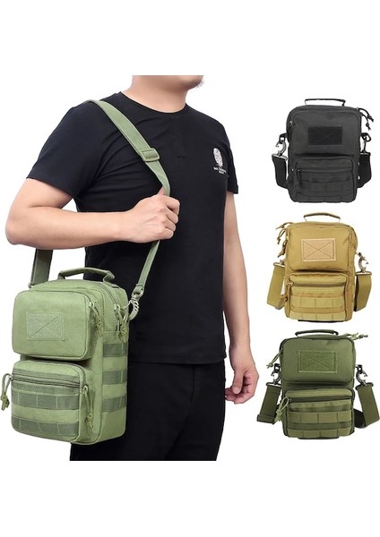 Siyah-Taktik Omuz Çantası Askeri Erkek Açık Göğüs Paketi Çanta Yürüyüş Kamp Sling Sırt Çantası Trekking Avcılık Ordu Molle Çantası (Yurt Dışından) fiyatları