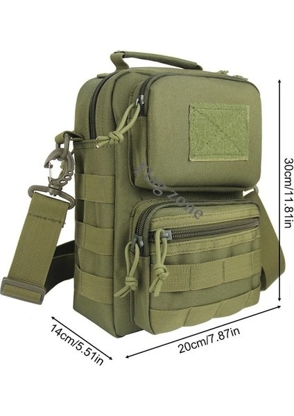 Siyah-Taktik Omuz Çantası Askeri Erkek Açık Göğüs Paketi Çanta Yürüyüş Kamp Sling Sırt Çantası Trekking Avcılık Ordu Molle Çantası (Yurt Dışından) fırsatları